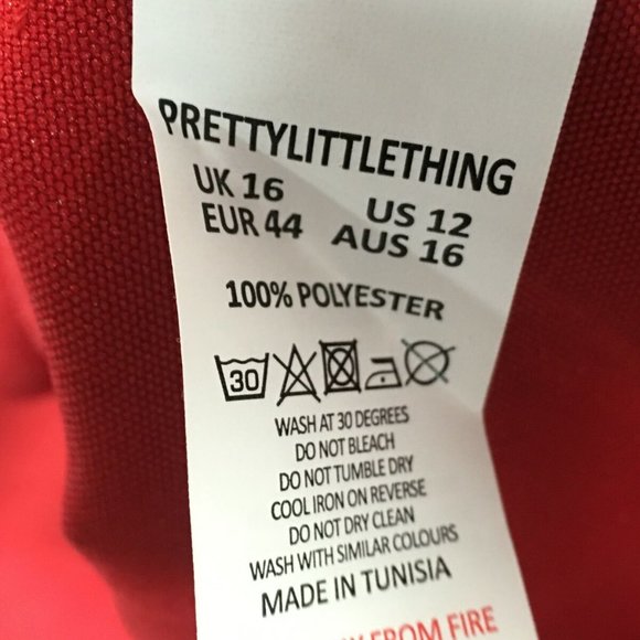 Pretty Little Thing Single Breasted Oversized Blazer, Women's Size 12 {US} - Red - Picture 8 of 12